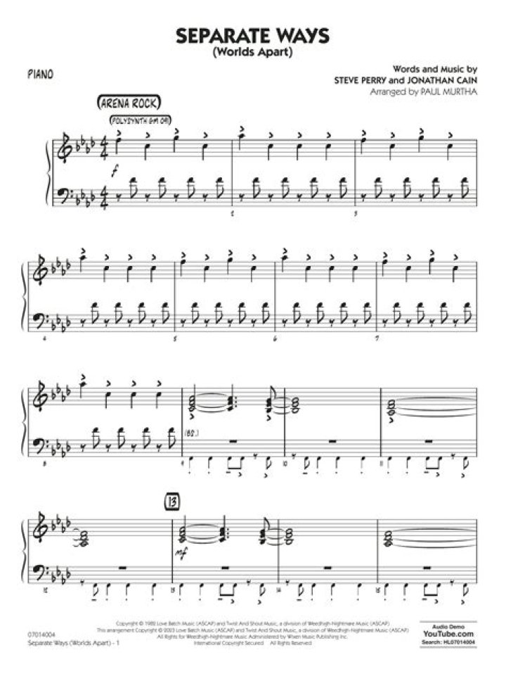 Understanding the Meaning Behind "Separate Ways" Lyrics